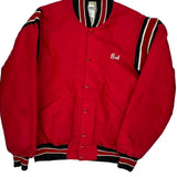 Excalibur Fast Pitch Delong Varsity Jacket - Large Red Polyester