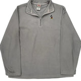 Disney 1/4 Zip - Medium Grey Polyester