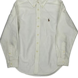 Age 6-7 Ralph Lauren Shirt - Small White Cotton
