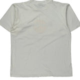 Hard Rock Cafe Oneita Single Stitch T-Shirt - XL White Cotton