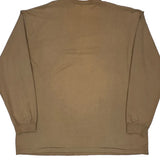 Carhartt Long Sleeve T-Shirt - XL Brown Cotton