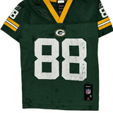 Green Bay Packers, Age 8 Reebok Nfl Football Jersey - Small Yellow Polyester