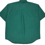 Gant Short Sleeve Shirt - Large Green Cotton