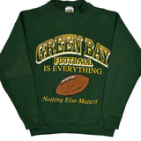 Green Bay Packers Tultex Nfl Sweatshirt - Medium Green Cotton Blend