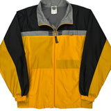 Vintage Adidas Windbreaker - Large Yellow Polyester