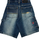 Southpole Cargo Denim Shorts - Mediumw 10L Dark Wash Denim