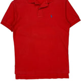 Polo By Ralph Lauren Polo Shirt - Small Red Cotton
