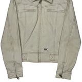 Motorcycle Harley Davidson Graphic Jacket - XL Cream Cotton