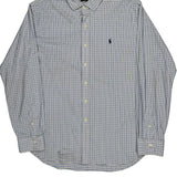 Polo By Ralph Lauren Checked Shirt - XL Blue Cotton