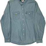 Levis Denim Shirt - Medium Light Wash Cotton