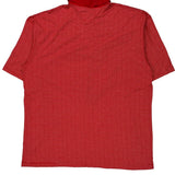 Vintage Tommy Hilfiger Striped Polo Shirt - XL Red Cotton