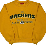 Green Bay Packers, Age 10-12 Nfl Football Sweatshirt - Medium Yellow Cotton Blend
