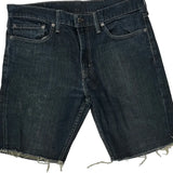 Levis Denim Shorts - 32W 11L Dark Wash Cotton