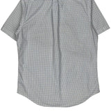 Ralph Lauren Checked Short Sleeve Shirt - Medium Blue Cotton