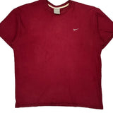 Nike T-Shirt - 2XL Red Cotton