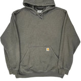 Carhartt Hoodie - 2XL Grey Cotton