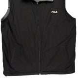 Fila Gilet - XL Black Nylon