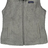 Patagonia Fleece Gilet - Small Grey Polyester