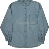 Lee Denim Shirt - Large Light Wash Denim