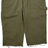 Carhartt Carpenter Shorts - 33W 12L Green Cotton