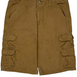 Wrangler Cargo Shorts - 34W 11L Brown Cotton