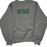 Russell Athletic College Sweatshirt - Small Grey Polyester Blend