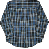 Chaps Ralph Lauren Checked Shirt - Large Black Cotton Blend