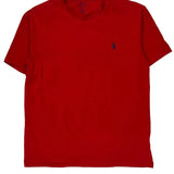 Polo By Ralph Lauren T-Shirt - Small Red Cotton