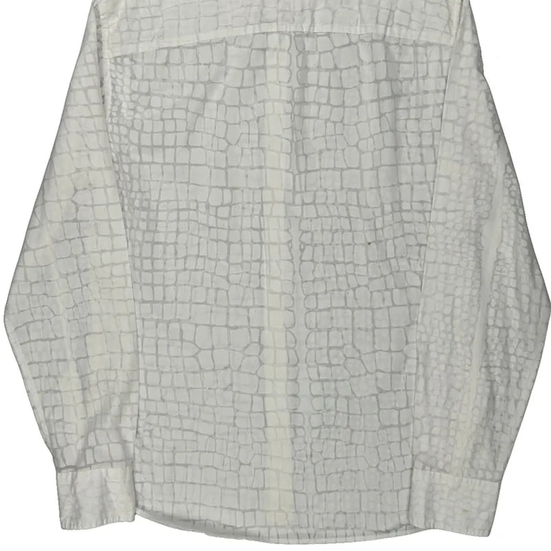 Armani Exchange Slim Fit Shirt - Medium White Cotton