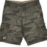 Signature Camo Cargo Shorts - 34W 11L Camo Cotton