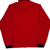 Vintage Ralph Lauren Track Jacket - Large Red Cotton Blend