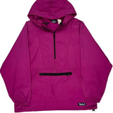 Woolrich Windbreaker - Large Pink Nylon