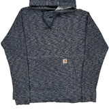 Carhartt Hoodie - Small Blue Cotton Blend