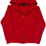 Age 10-12 Polo By Ralph Lauren Hoodie - Medium Red Cotton