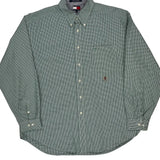 Tommy Hilfiger Checked Shirt - XL Green Cotton