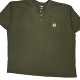 Carhartt T-Shirt - 2XL Green Cotton