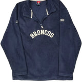 Broncos Reebok Football Fleece - XL Navy Polyester