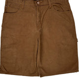 Dickies Carpenter Shorts - 36W 10L Brown Cotton