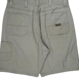 Wrangler Carpenter Shorts - 35W 10L Gray Cotton