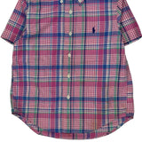 Age 4 Ralph Lauren Checked Short Sleeve Shirt - XS Multicoloured Cotton