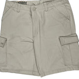 Timberland Cargo Shorts - 34W 8L Beige Cotton