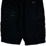 Armani Exchange Cargo Shorts - 34W 10L Black Cotton