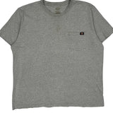 Dickies T-Shirt - Large Gray Cotton