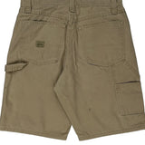 Wrangler Carpenter Shorts - 29W 10L Khaki Cotton