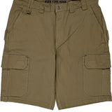 Duluth Cargo Shorts - 36W 11L Khaki Cotton