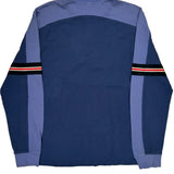 Polo Sport Striped Rugby Shirt - Large Blue Cotton
