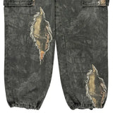 Mossy Oak Cargo Trousers - Large Camo Cotton Blend
