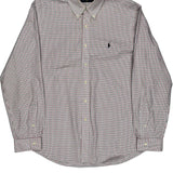 Ralph Lauren Checked Shirt - XL Blue Cotton