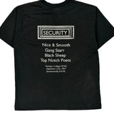 Hanes Single Stitch T-Shirt - 2XL Black Cotton Blend