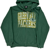 Green Bay Packers Nfl Hoodie - Large Green Cotton